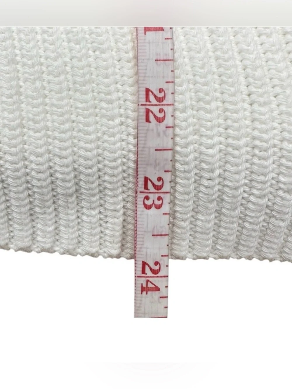 🇺🇸 NWOT CAbi Ace Pullover V-neck Sweater Red, White & Blue Size Small - Picture 7 of 7